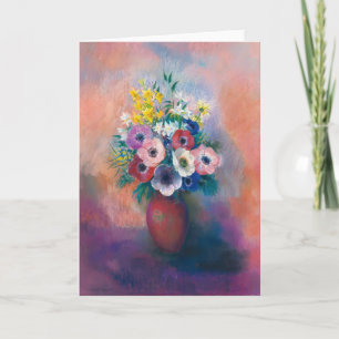 Vas D'anémones Odilon Redon Kort