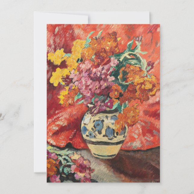 Vas de Fleurs à la Draperie Rouge | Louis Valtat (Framsida)