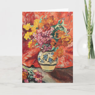 Vas de Fleurs à la Draperie Rouge   Louis Valtat Kort