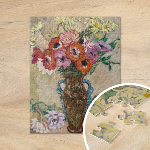 Vas dekorerat med emones   Louis Valtat Pussel