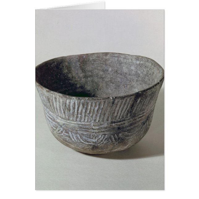 Vas från Fontbouisse, 2300-1700 BC Hälsningskort (Framsidan)
