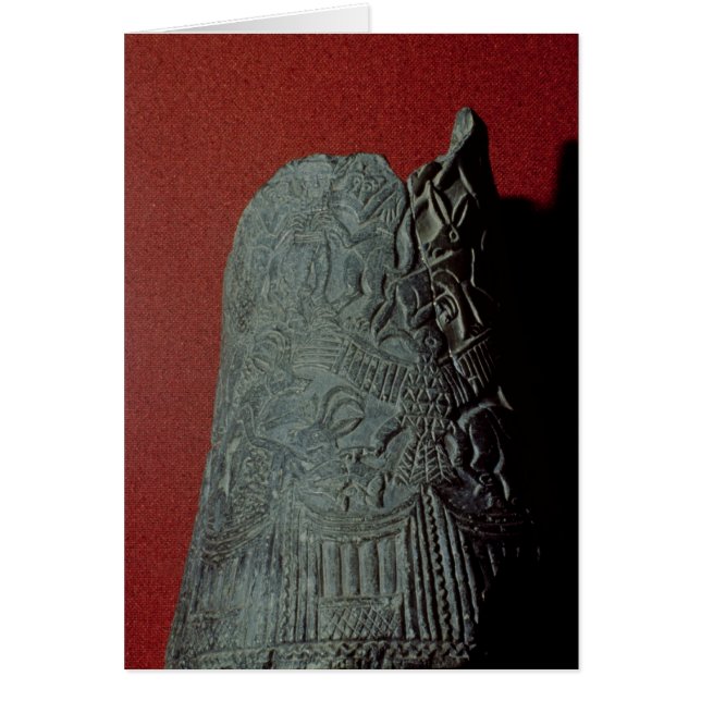 Vas från Uruk den 3rd milleniummen BC Hälsningskort (Framsidan)