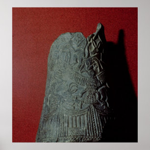 Vas från Uruk den 3rd milleniummen BC Poster