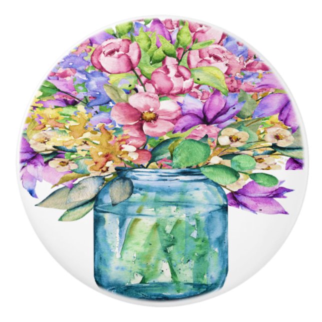 Vas i Blommor, keramiska lådor Knopp (Framsidan)