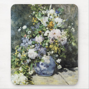 Vas i blommor musmatta