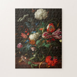 Vas i Flowers, 1660 av Jan Davidsz de Heem Pussel