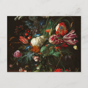 Vas i Flowers, 1660 av Jan Davidsz of Heem Vykort