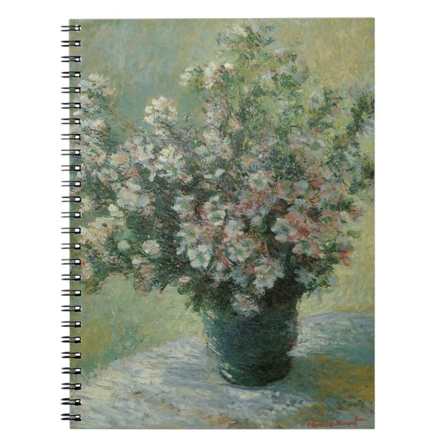 Vas i Flowers av Claude Monet Anteckningsbok (Framsidan)