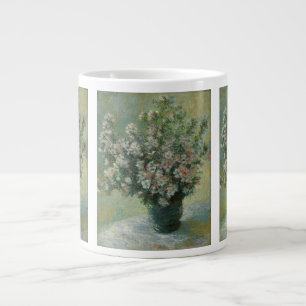 Vas i Flowers av Claude Monet Jumbo Mugg