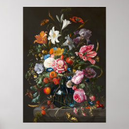 Vas i Flowers av Jan Davidsz de Heem. Poster