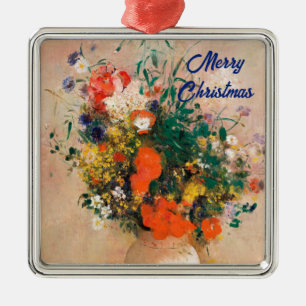 Vas i Flowers av Redon God jul Julgransprydnad Metall