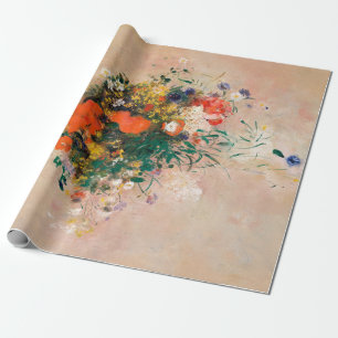 Vas i Flowers av Redon Post Impressionist Presentpapper