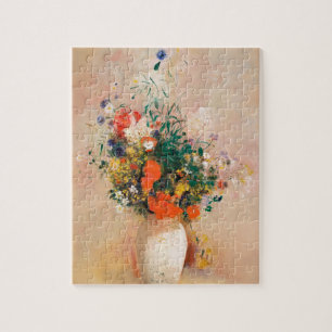 Vas i Flowers av Redon Post Impressionist Pussel