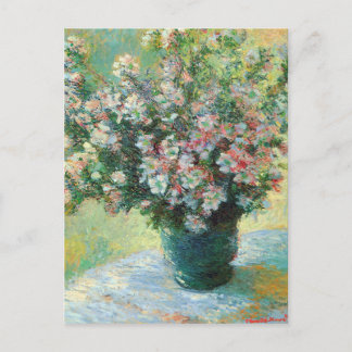 Vas i Flowers Fine Art av Claude Monet Vykort