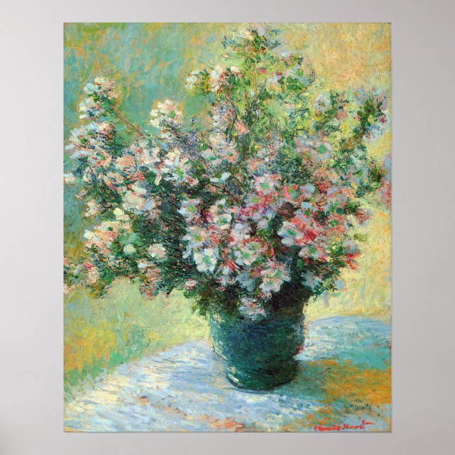 Vas i Flowers Fine Art Claude Monet Fine Art Poster (Framsidan)
