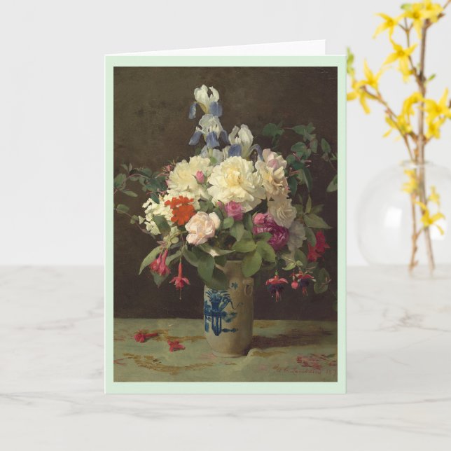 Vas i Flowers, George Cochran Lambdin Kort (Gul blomma)