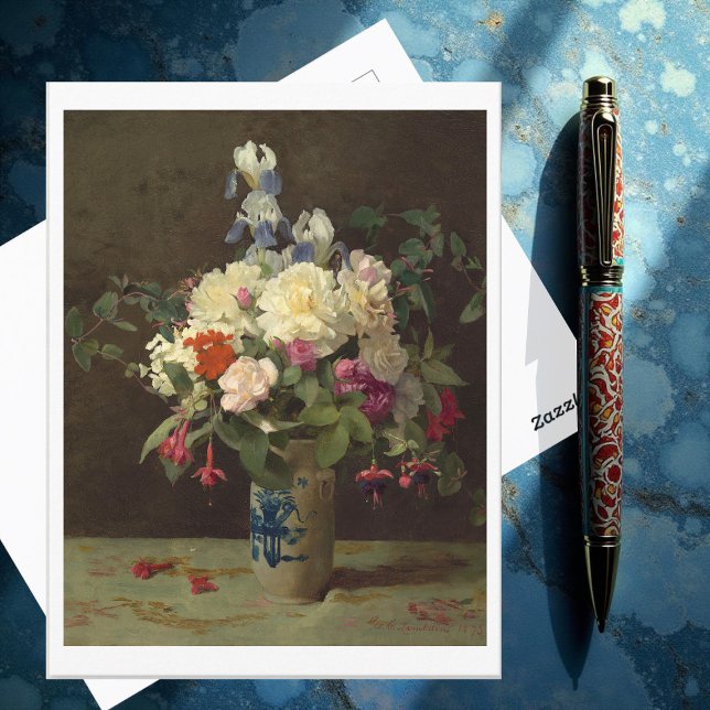 Vas i Flowers, George Cochran Lambdin Vykort (Skapare uppladdad)