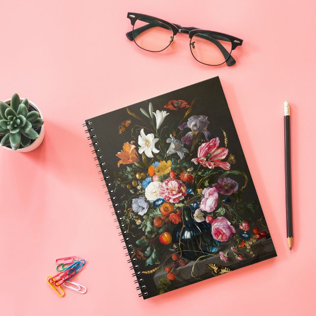 Vas i Flowers | Jan Davidsz de Heem Anteckningsbok (Skapare uppladdad)