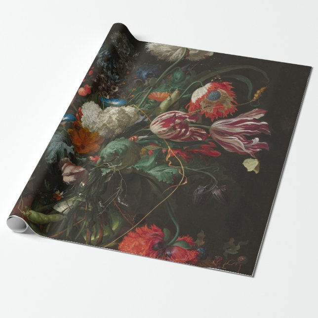 Vas i Flowers - Jan Davidsz de Heem Presentpapper (Utrullad)