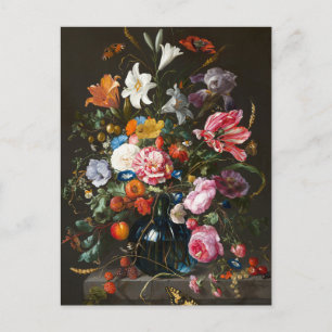Vas i Flowers Jan Davidsz de Heem Vykort