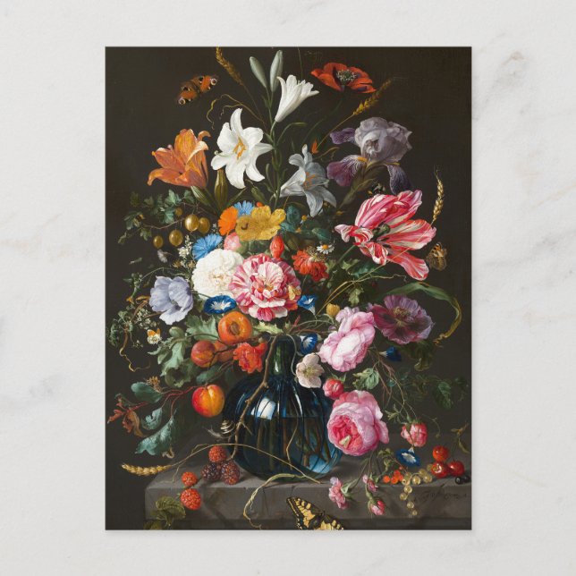 Vas i Flowers | Jan Davidsz de Heem Vykort (Framsida)