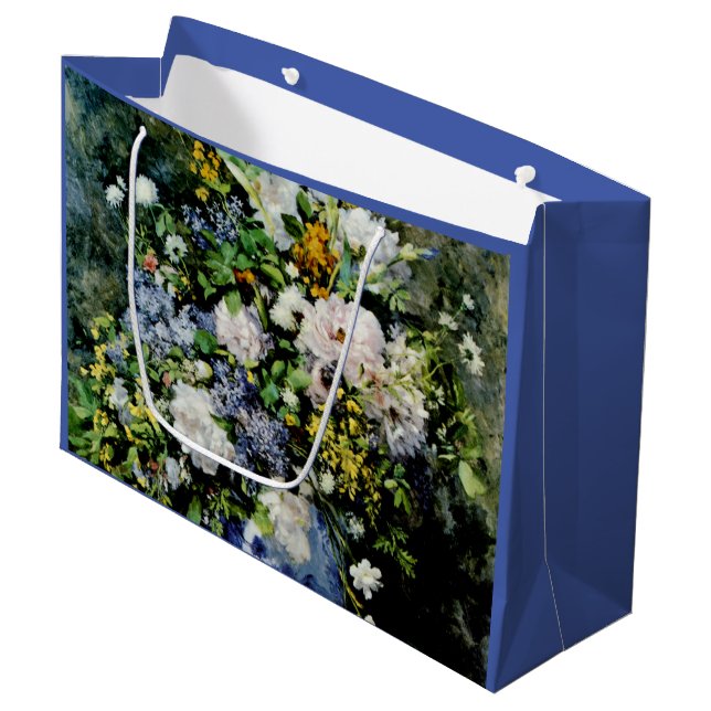 Vas i Flowers Large Gift Bag (Framsidan Vinklad)