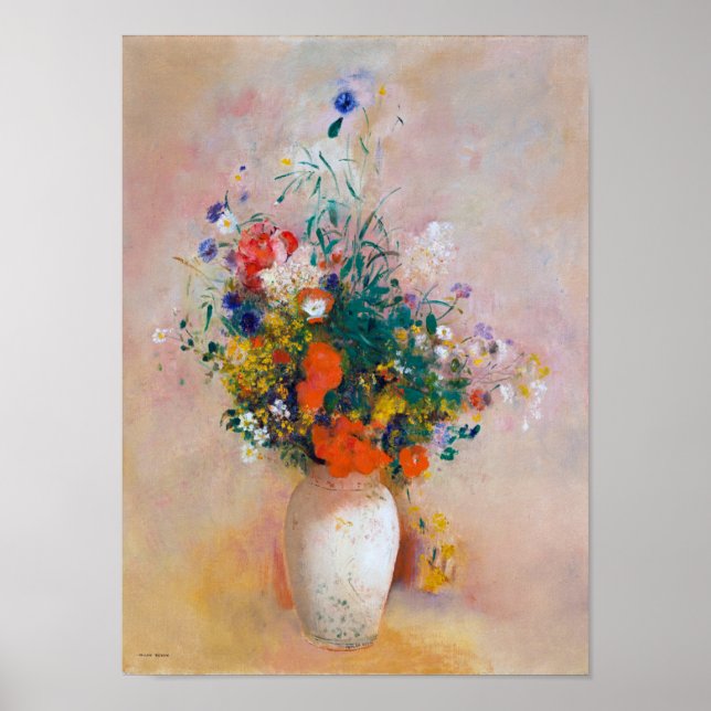 Vas i Flowers, Redon Poster (Framsidan)