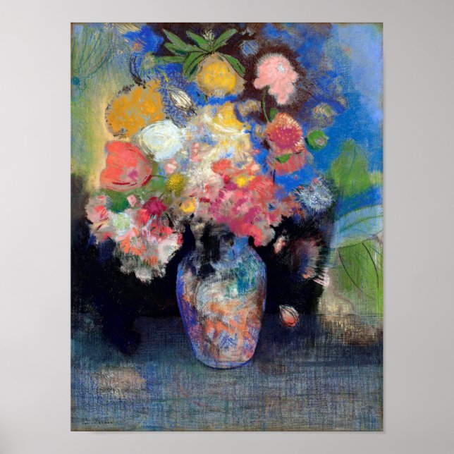 Vas i Flowers, Redon Poster (Framsidan)
