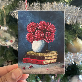 Vas i Flowers Rosa Blue Bokar Reading Life Poster