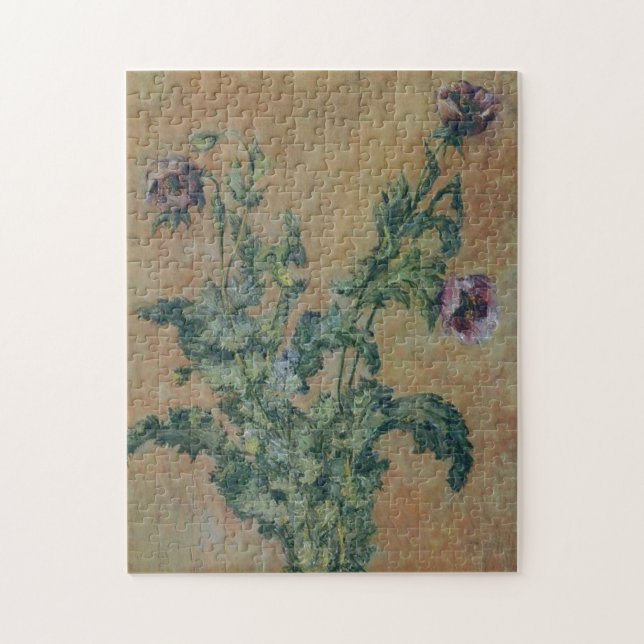 Vas i poppies Monet Fine Art Pussel (Vertikal)