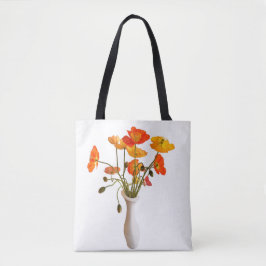 Vas i Poppies Tote Bag Tygkasse