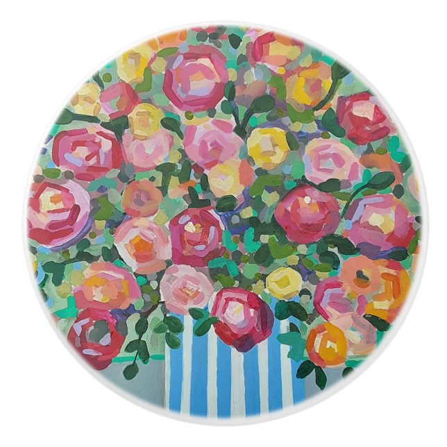 Vas i ro keramisk pull knopp (Framsidan)