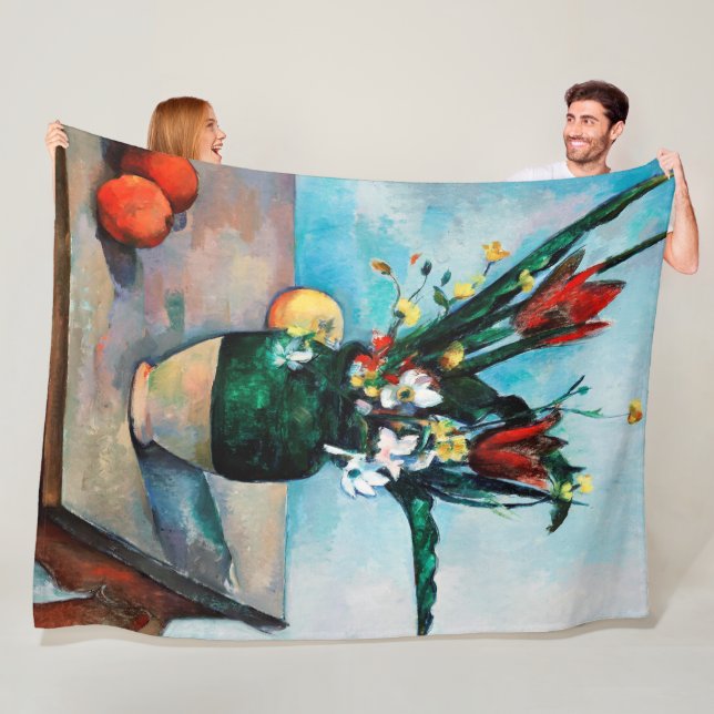 Vas i Tulips, Paul Cezanne Fleecefilt (På plats)