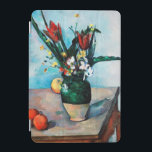 Vas i Tulips, Paul Cezanne iPad Mini Skydd<br><div class="desc">"Paul Cézanne (19 januari 1839-22 oktober 1906) var en Fransk konstnär och en postimponerande målare vars arbete lade grunden till övergången från 1800-talets föreställning om konstnärliga strävanden till en ny och radikalt annorlunda konstvärld på 1900-talet. Cézanne lär ha bildat bron mellan 1800-talets antagonism och 1900-talets nya konstundersökningslinje, kubism. Cézannes ofta...</div>