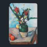 Vas i Tulips, Paul Cezanne iPad Mini Skydd<br><div class="desc">"Paul Cézanne (19 januari 1839-22 oktober 1906) var en Fransk konstnär och en postimponerande målare vars arbete lade grunden till övergången från 1800-talets föreställning om konstnärliga strävanden till en ny och radikalt annorlunda konstvärld på 1900-talet. Cézanne lär ha bildat bron mellan 1800-talets antagonism och 1900-talets nya konstundersökningslinje, kubism. Cézannes ofta...</div>