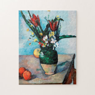 Vas i Tulips, Paul Cezanne Pussel
