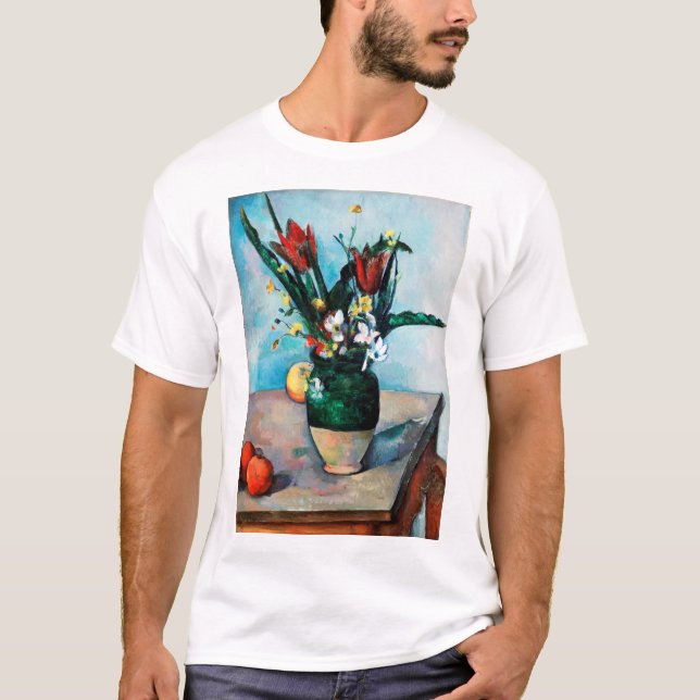 Vas i Tulips, Paul Cezanne T Shirt (Framsida)