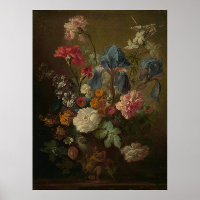 Vas in Flowers av Jan van Huysum Poster (Framsidan)