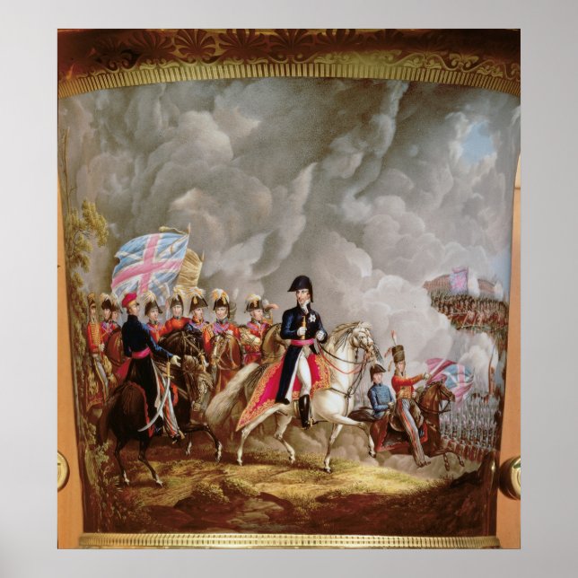 Vas med beskrivning av Wellington Poster (Framsidan)