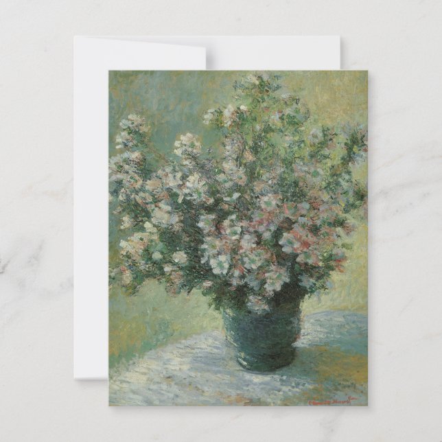 Vas med blommor av Claude Monet (Framsida)