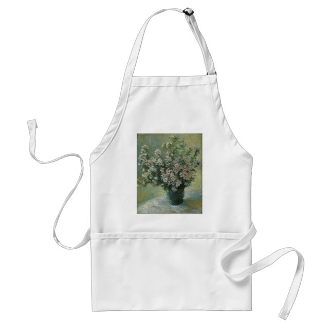 Vas med blommor av Claude Monet Förkläde (Framsidan)