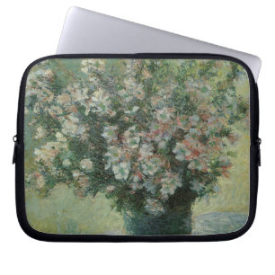 Vas med blommor av Claude Monet Laptop Sleeve