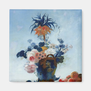 Vas med blommor magnet