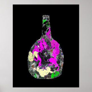 Vas med blommor poster