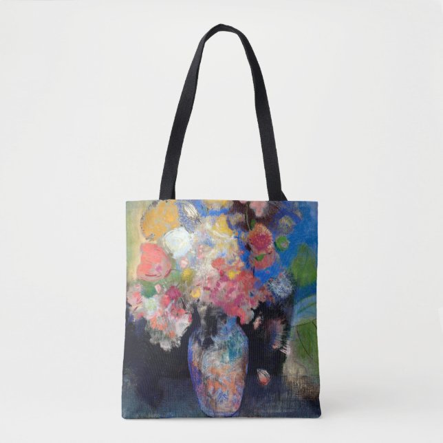 Vas med blommor, Redon Tygkasse (Framsida)