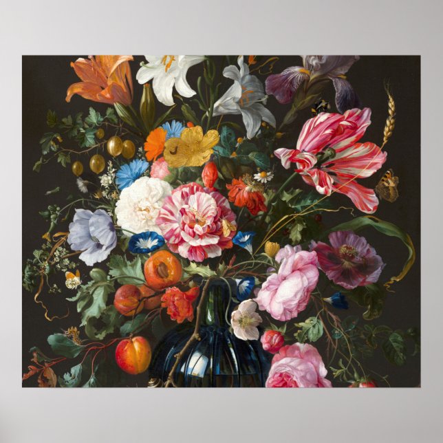 Vas med blommor. Skapare Jan Davidsz de Heem. Poster (Framsidan)