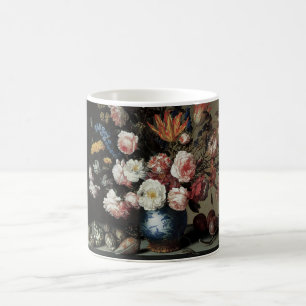 Vas med blommor vid fönster, Balthasar van der Ast Kaffemugg