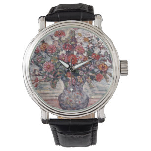 Vas med blommor, Zinnias av Maurice Prendergast Armbandsur