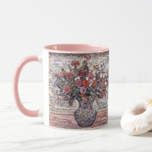 Vas med blommor, Zinnias av Maurice Prendergast Mugg