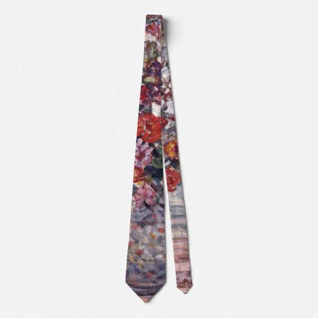 Vas med blommor, Zinnias av Maurice Prendergast Slips (Framsida)